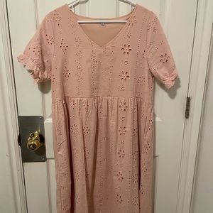 Super cute and girly pink dress!